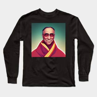 Dalai Lama | Comics style Long Sleeve T-Shirt